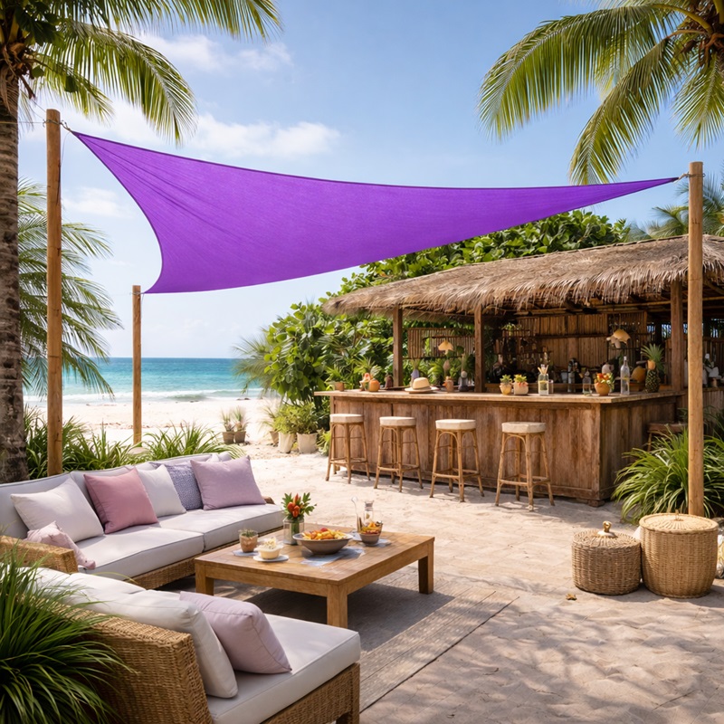 voile-ombrage-triangulaire-sur-mesure-plage